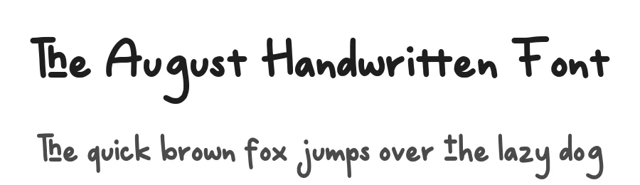 The August Handwritten Font by Allouse.Studio — Script Handwritten Font