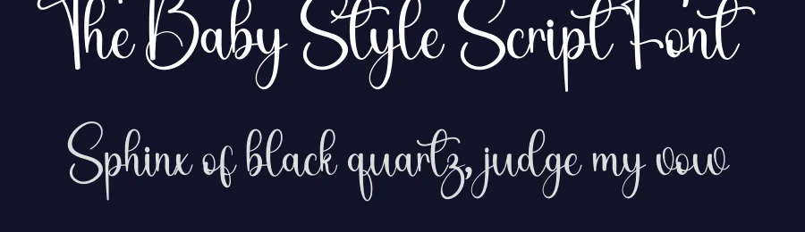 The Baby Style Script Font by inermediaSTUDIO — Script Handwritten Font — thumbnail 2