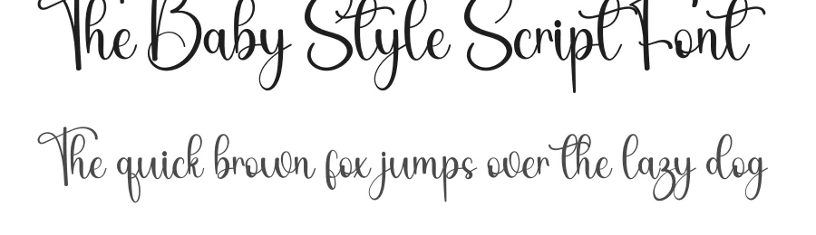 The Baby Style Script Font by inermediaSTUDIO — Script Handwritten Font