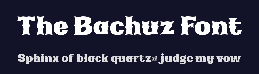 The Bachuz Font by twinletter — Display Font — thumbnail 2
