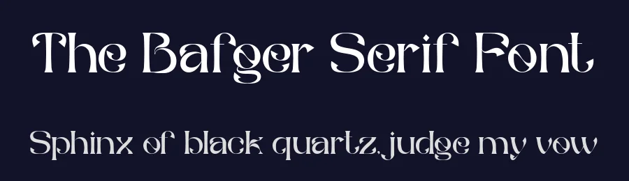 The Bafger Serif Font by Muksal Creative — Serif Font — thumbnail 2