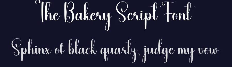 The Bakery Script Font by creativeletter — Script Handwritten Font — thumbnail 2
