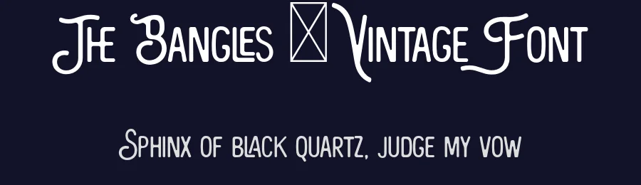 The Bangles – Vintage Font by 177Studio — Sans Serif Font — thumbnail 2