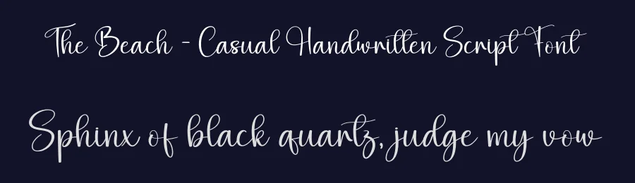 The Beach – Casual Handwritten Script Font by andikastudio — Script Handwritten Font — thumbnail 2