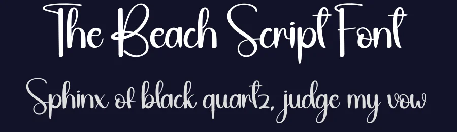 The Beach Script Font by andikastudio — Script Handwritten Font — thumbnail 2