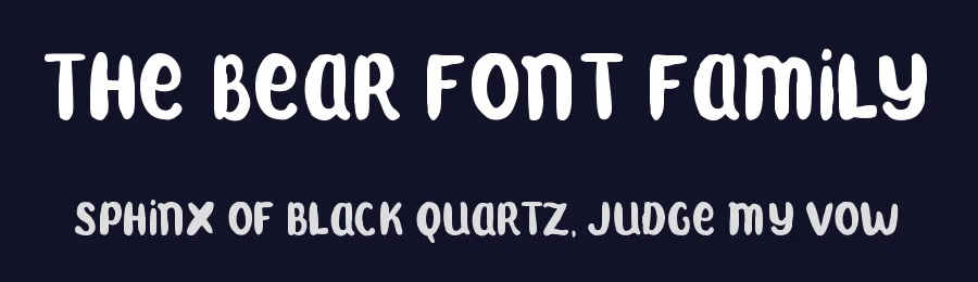 The Bear Font Family by Typeface — Script Handwritten Font — thumbnail 2