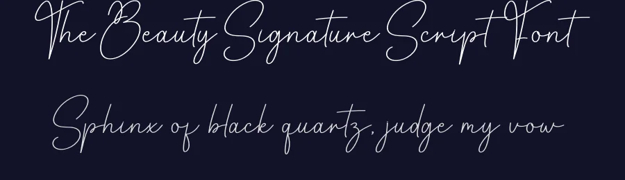 The Beauty Signature Script Font by creativeletter — Script Handwritten Font — thumbnail 2