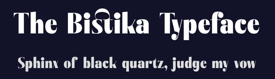 The Bistika Typeface by timelesstype.co — Display Font — thumbnail 2