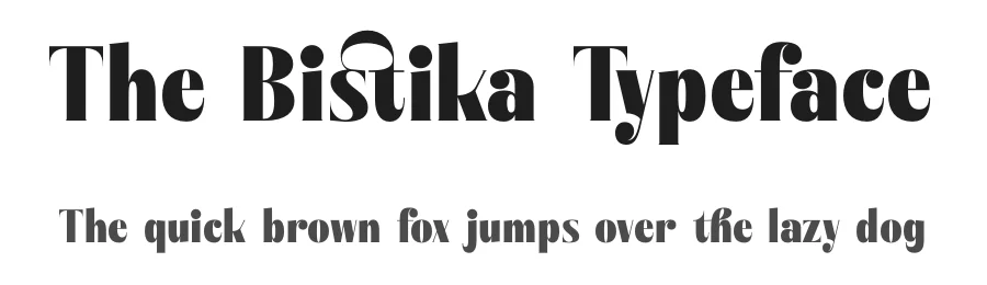The Bistika Typeface by timelesstype.co — Display Font