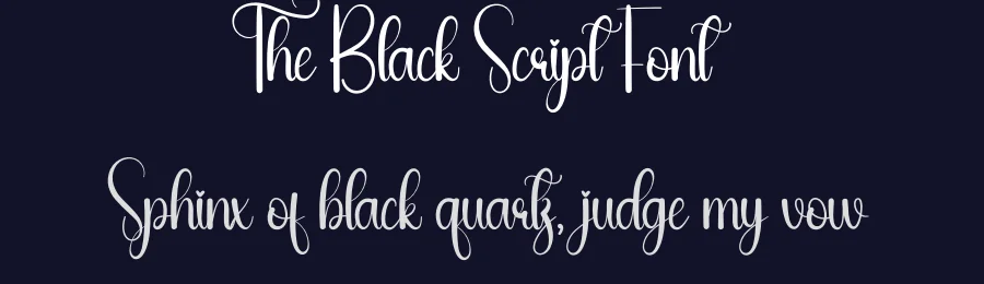 The Black Script Font by andikastudio — Script Handwritten Font — thumbnail 2