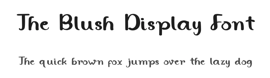 The Blush Display Font by inermediaSTUDIO — Display Font