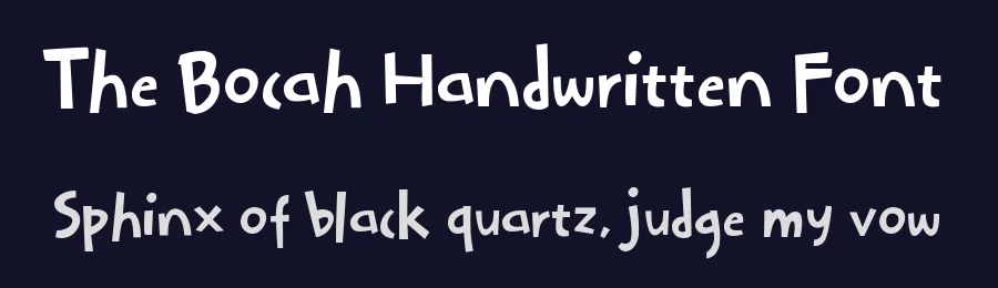 The Bocah Handwritten Font by Ketapel — Display Font — thumbnail 2
