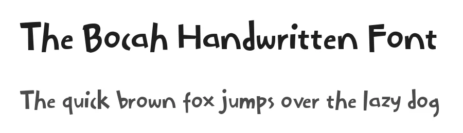 The Bocah Handwritten Font by Ketapel — Display Font