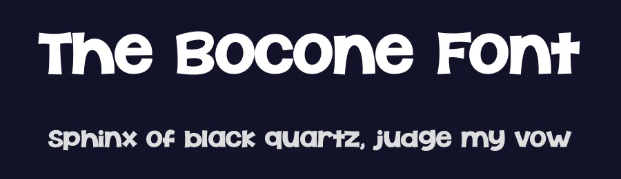 The Bocone Font by Artnivora Studio — Display Font — thumbnail 2