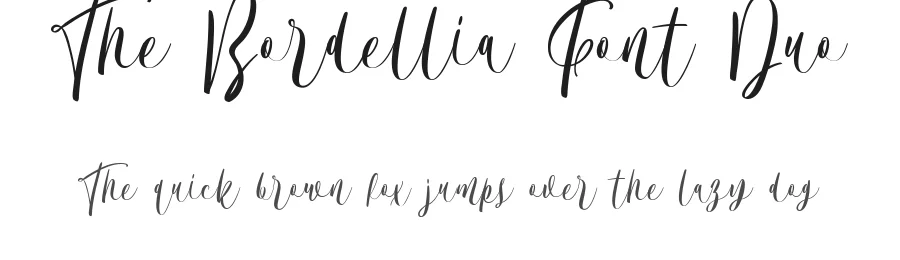 The Bordellia Font Duo by Angin Studio — Script Handwritten Font