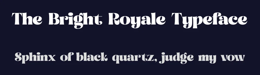 The Bright Royale Typeface by timelesstype.co — Display Font — thumbnail 2
