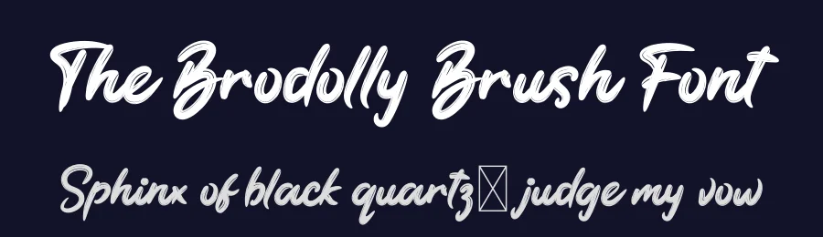 The Brodolly Brush Font by productype — Script Handwritten Font — thumbnail 2