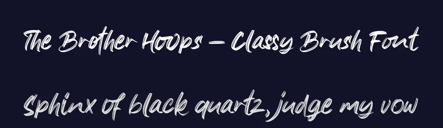 The Brother Hoops – Classy Brush Font by figuree studio — Script Handwritten Font — thumbnail 2
