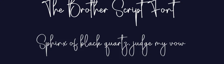 The Brother Script Font by creativeletter — Script Handwritten Font — thumbnail 2