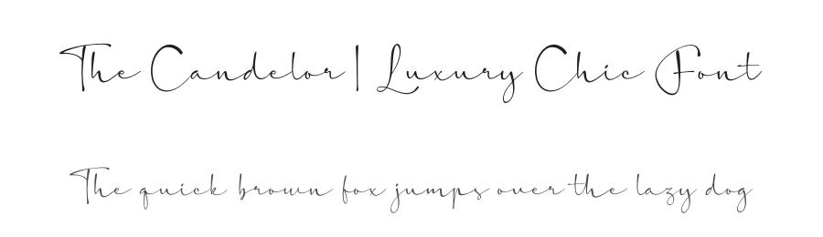 The Candelor | Luxury Chic Font by Denustudios — Serif Font