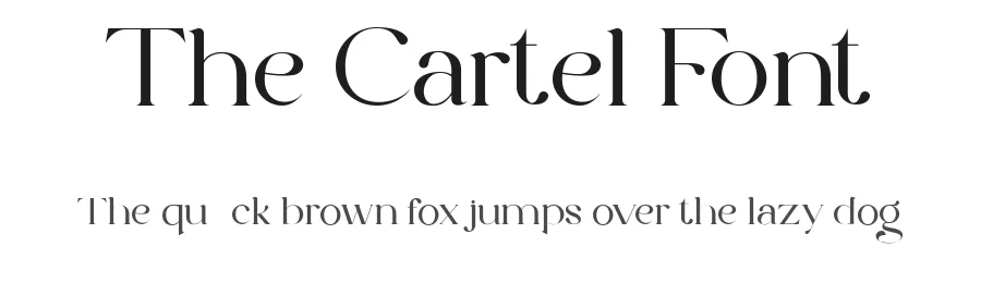 The Cartel Font by Say Studio — Display Font