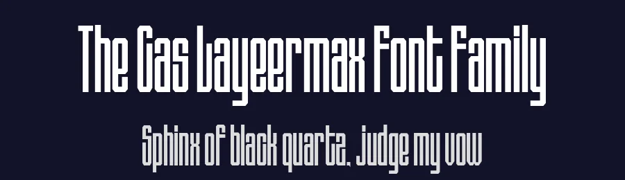 The Cas Layeermax Font Family by Casloop Studio — Decorative Font — thumbnail 2