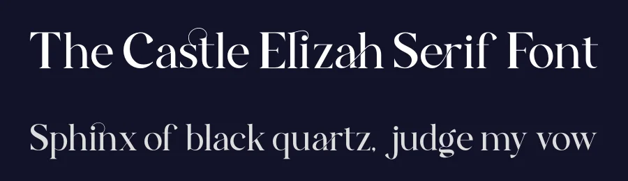 The Castle Elizah Serif Font by letterenastudios — Serif Font — thumbnail 2