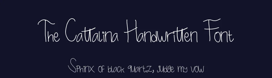 The Cattalina Handwritten Font by Linyeng_Studio — Script Handwritten Font — thumbnail 2