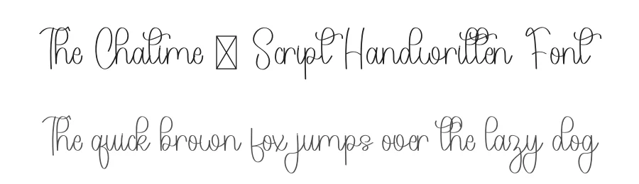 The Chatime – Script Handwritten Font by freshtypeink — Script Handwritten Font