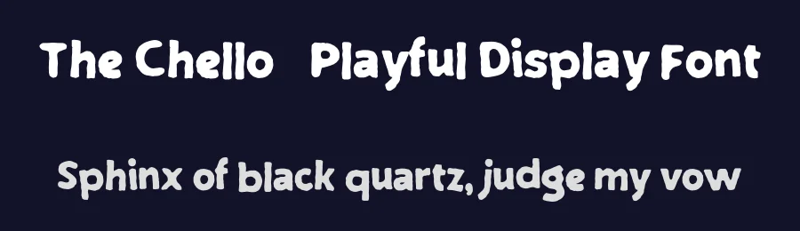The Chello – Playful Display Font by afkaristudio — Display Font — thumbnail 2