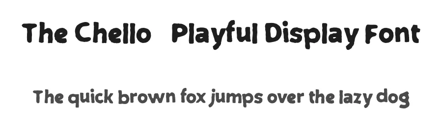 The Chello – Playful Display Font by afkaristudio — Display Font
