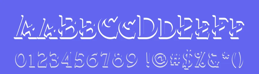 The Chiquel Font Family by 38.lineart — Display Font — thumbnail 3
