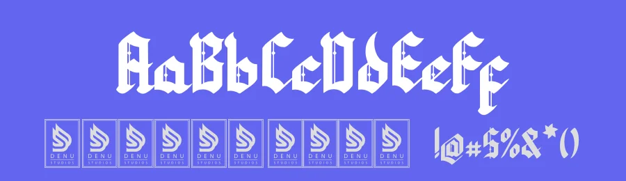 The Chordyle Font by Denustudios — Blackletter Font — thumbnail 3