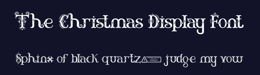 The Christmas Display Font by Kong Font — Display Font — thumbnail 2