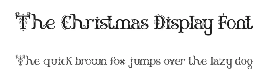 The Christmas Display Font by Kong Font — Display Font