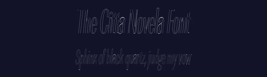 The Citta Novela Font by Jvne77 Studio — Sans Serif Font — thumbnail 2