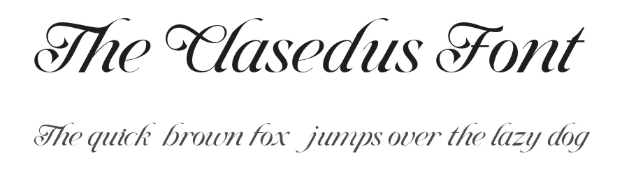 The Clasedus Font by burntilldead — Script Handwritten Font