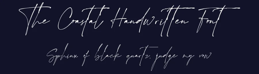 The Coastal Handwritten Font by Namara Creative Studio — Script Handwritten Font — thumbnail 2