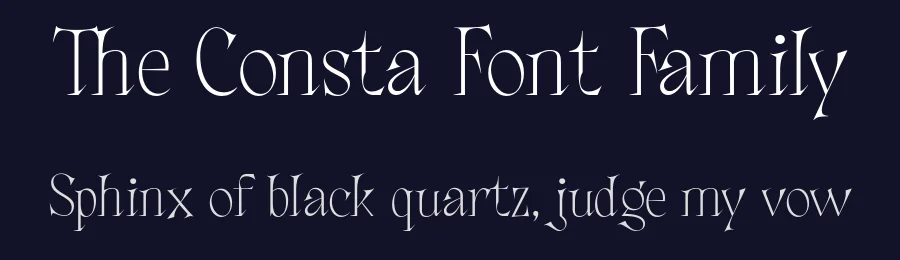 The Consta Font Family by identitype.co — Display Font — thumbnail 2
