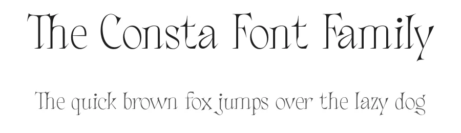 The Consta Font Family by identitype.co — Display Font