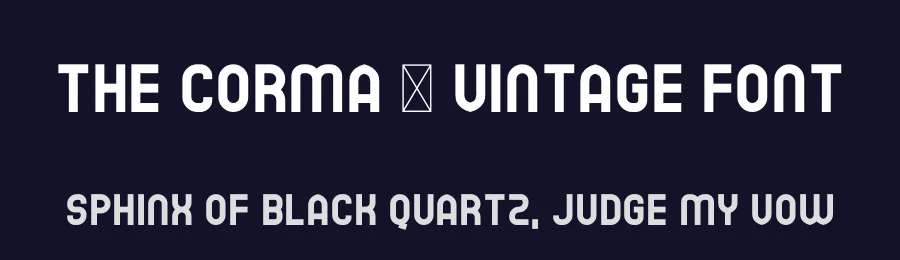 The Corma – Vintage Font by Graphicfresh — Sans Serif Font — thumbnail 2
