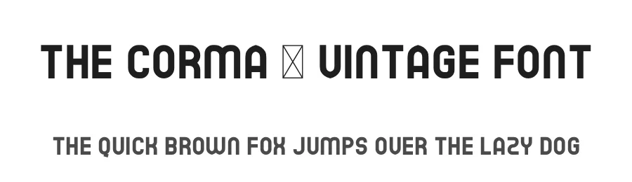 The Corma – Vintage Font by Graphicfresh — Sans Serif Font