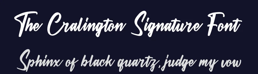 The Cralington Signature Font by perspectype — Script Handwritten Font — thumbnail 2