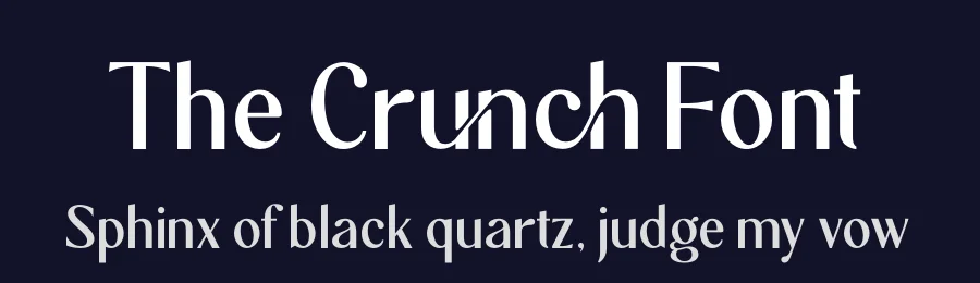 The Crunch Font by Pen Culture — Sans Serif Font — thumbnail 2