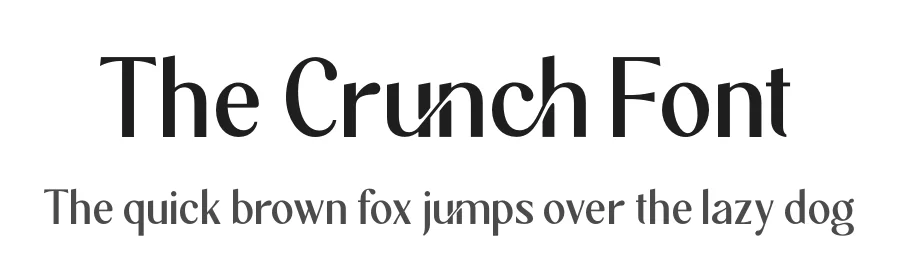 The Crunch Font by Pen Culture — Sans Serif Font