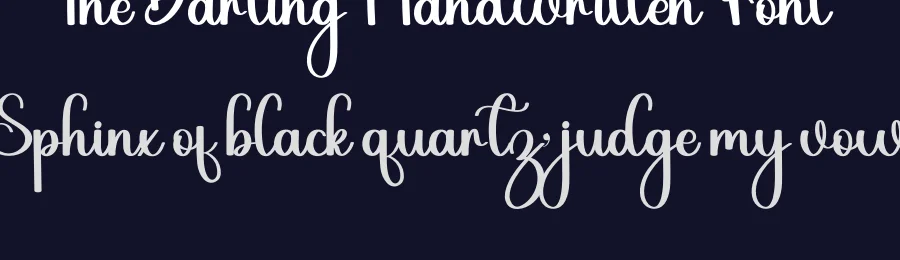The Darling Handwritten Font by inermediaSTUDIO — Script Handwritten Font — thumbnail 2