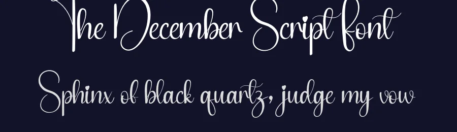 The December Script Font by andikastudio — Script Handwritten Font — thumbnail 2
