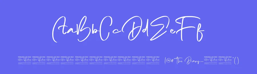 The Diary Font by GDcreative — Script Handwritten Font — thumbnail 3