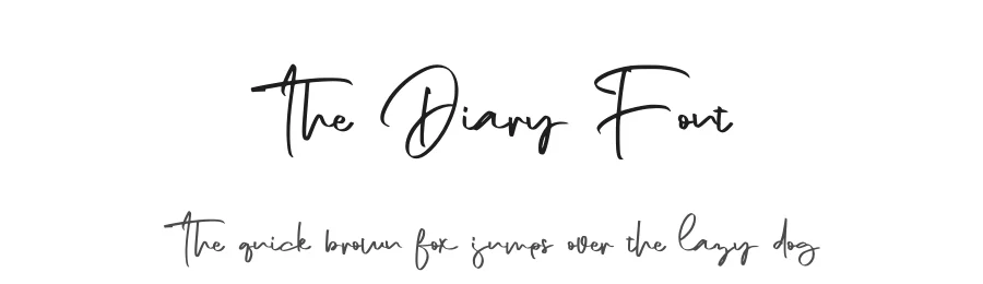 The Diary Font by GDcreative β Script Handwritten Font