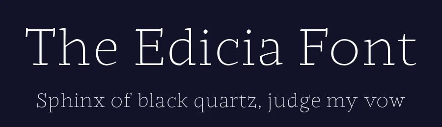 The Edicia Font by Tour De Force — Sans Serif Font — thumbnail 2